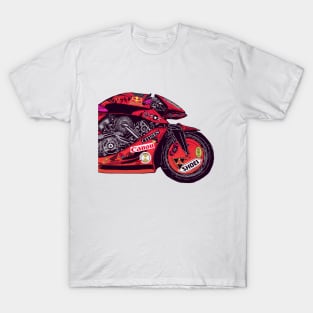 Akira Bike Transparent T-Shirt